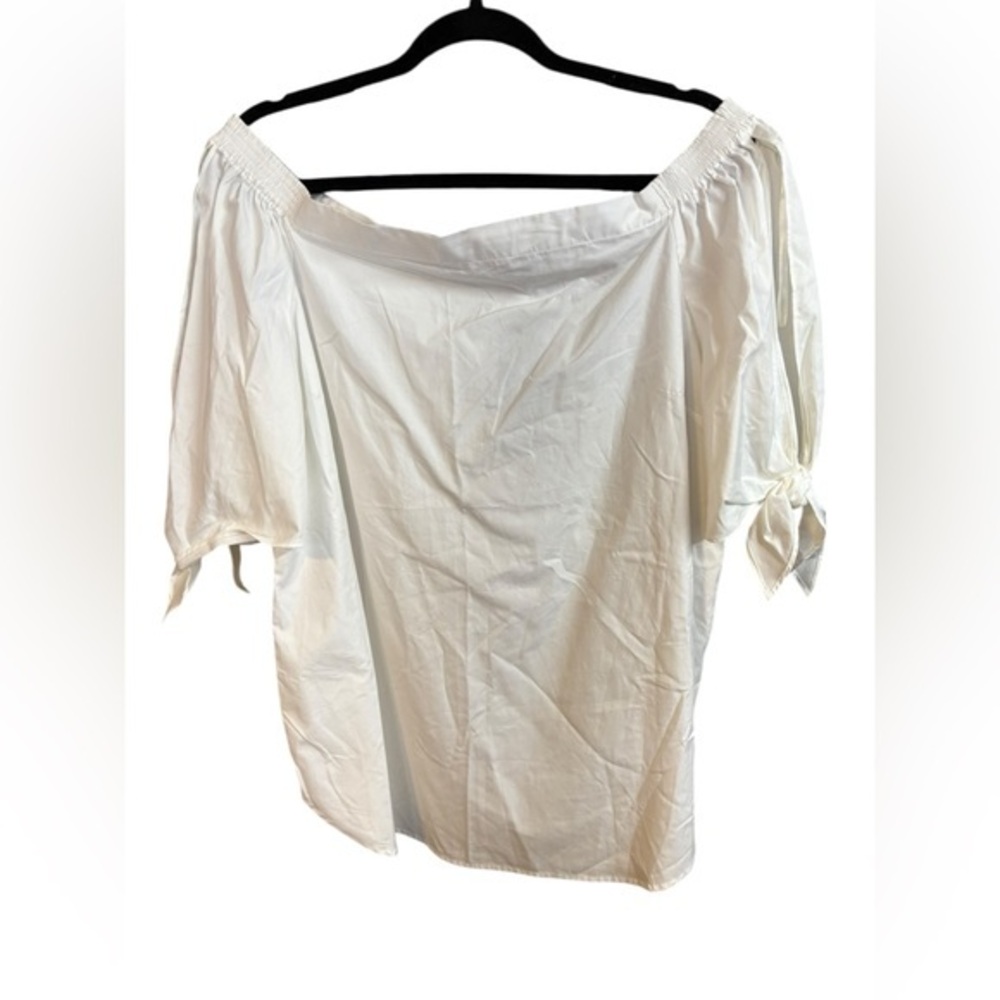 Lauren Ralph Lauren NWT Women’s White Off-Shoulder Split Sleeve Top XXL